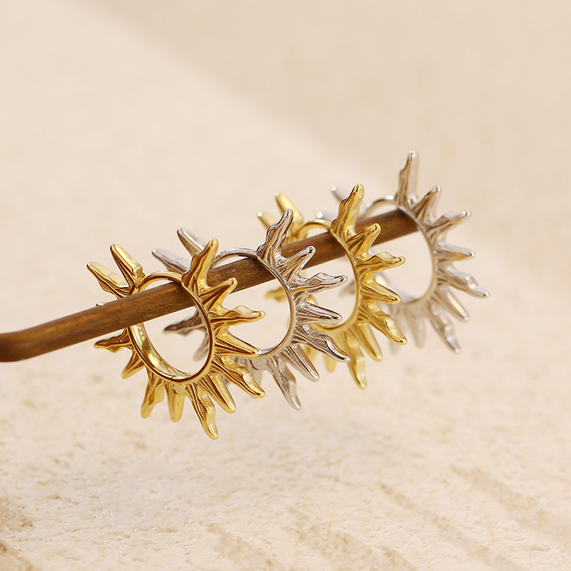 925 스털링 실버 귀 바늘 여성을위한 빈티지 태양 ​ - Statement Earrings Oversized 리뷰 및 가격