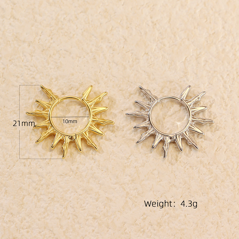 925 스털링 실버 귀 바늘 여성을위한 빈티지 태양 ​ - Statement Earrings Oversized 리뷰 및 가격