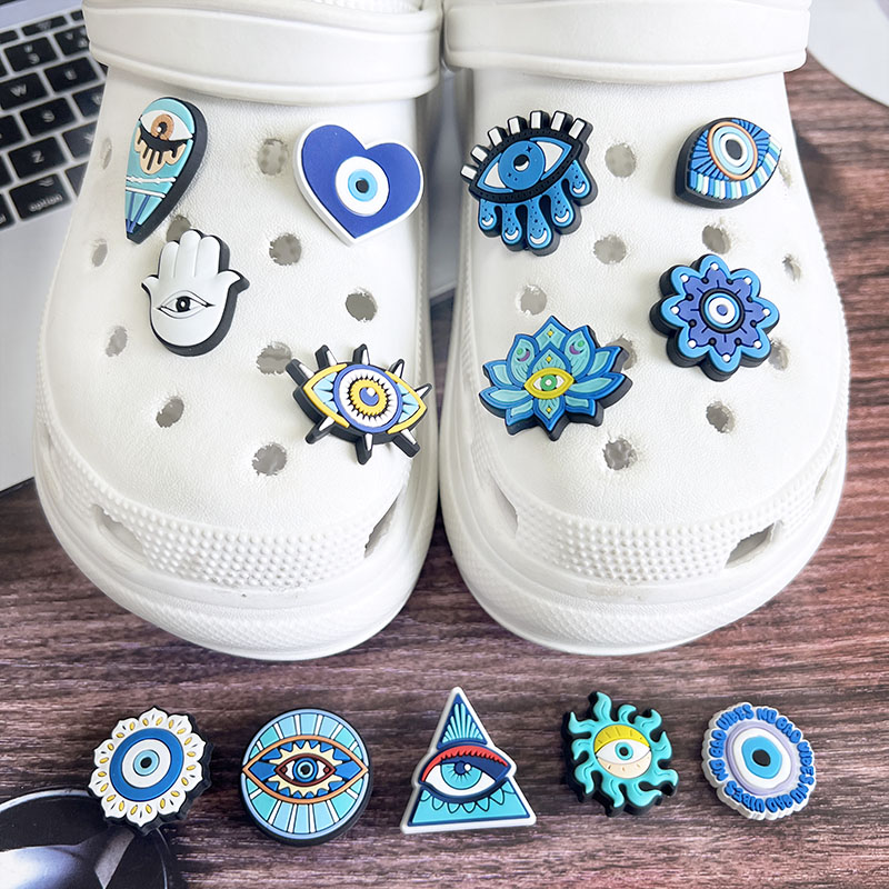 신상품 악마의 눈 신발 장식 핀 크록스 액세서리 데코레 - Women'S Accessories Crocs 리뷰 및 가격