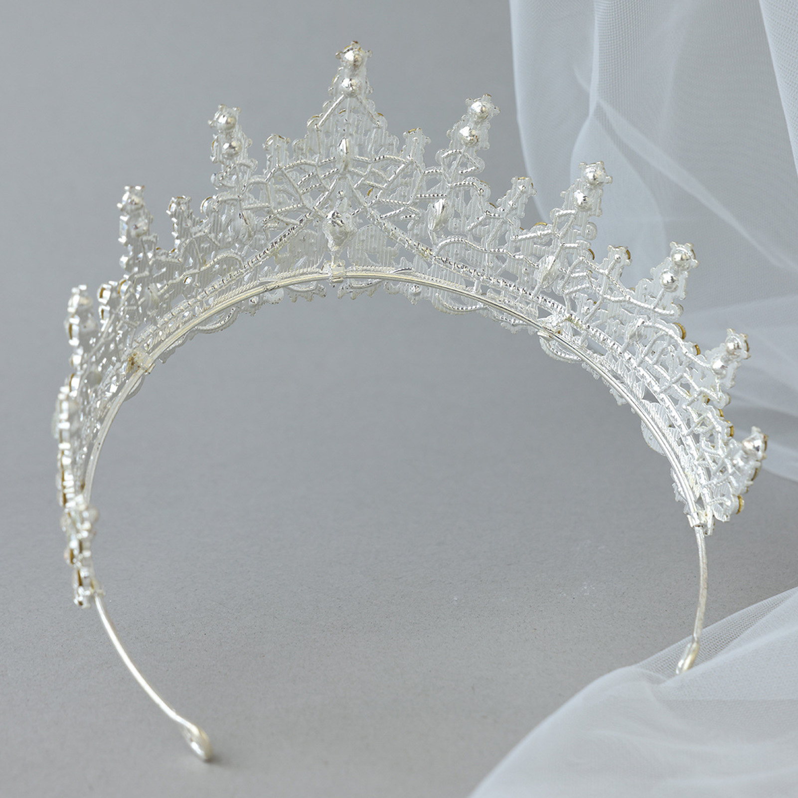 신부 머리 장식 웨딩 예식용 반짝이는 라인스톤 크라운  - Women'S Accessories Jewelry 리뷰 및 가격