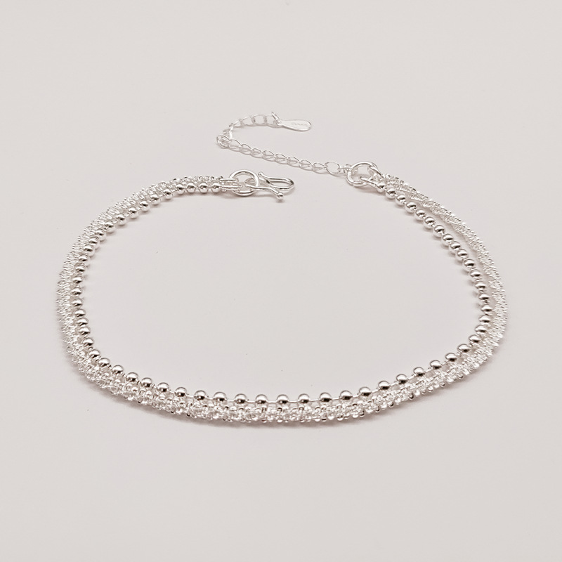 새로운 패션 925 스털링 실버 스파클링 더블 레이어  - Women'S Accessories New Look 리뷰 및 가격