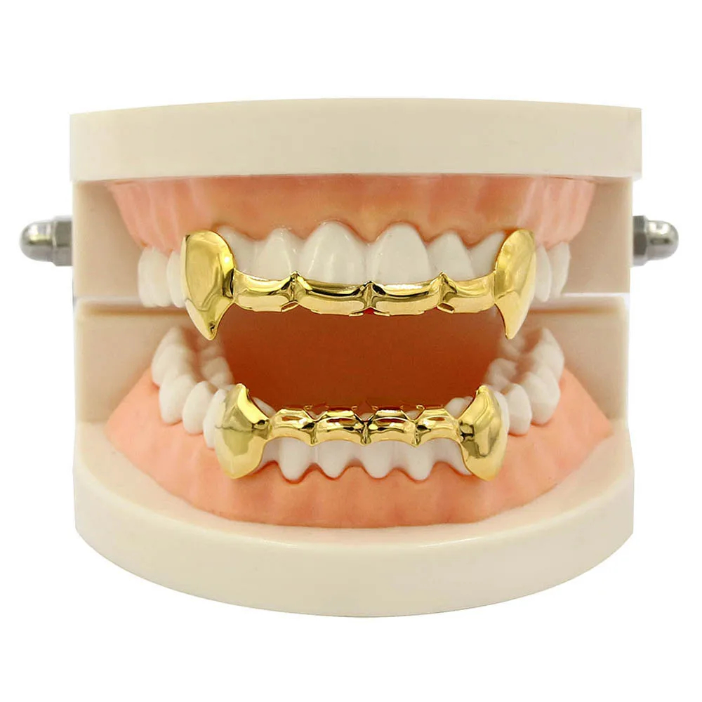 YOUNGX 힙합 뱀파이어 이빨 치아 그릴즈 상단 하단 - Women'S Vampire Accessories 리뷰 및 가격