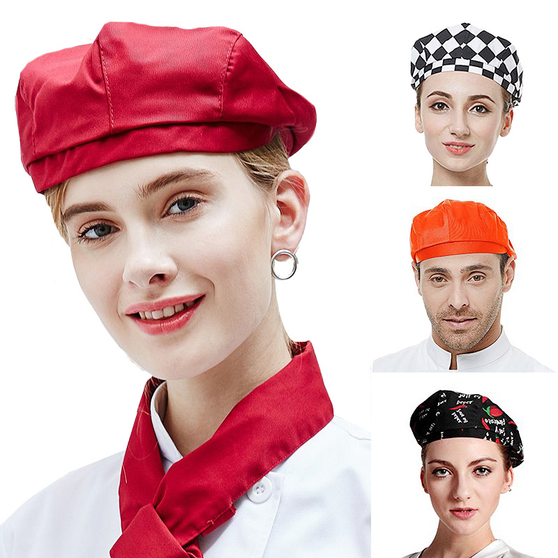 푸드 서비스 쿡 캡 호텔 케이터링 셰프 웨이터 작업 모 - Women Kitchen Accessories 리뷰 및 가격